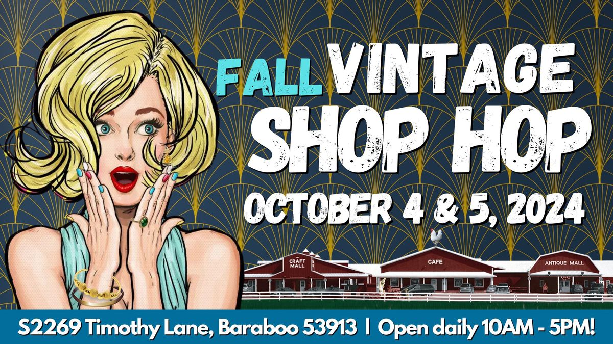 Fall Vintage Shop Hop at the Wisconsin Dells Craft & Antique Mall