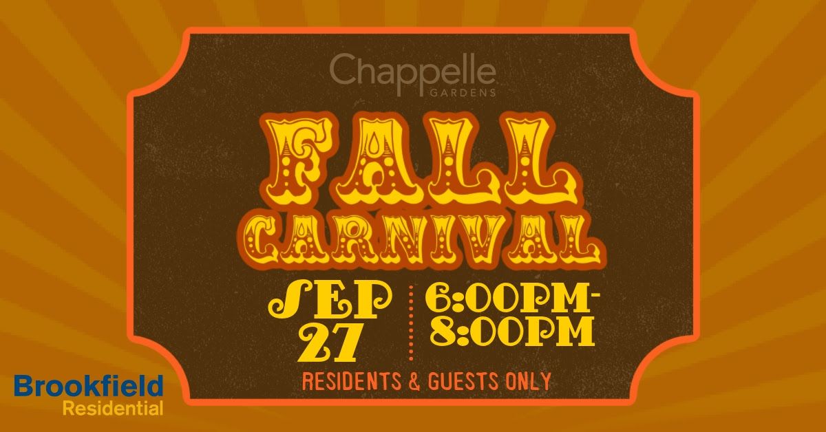 Fireside Friday - Fall Carnival