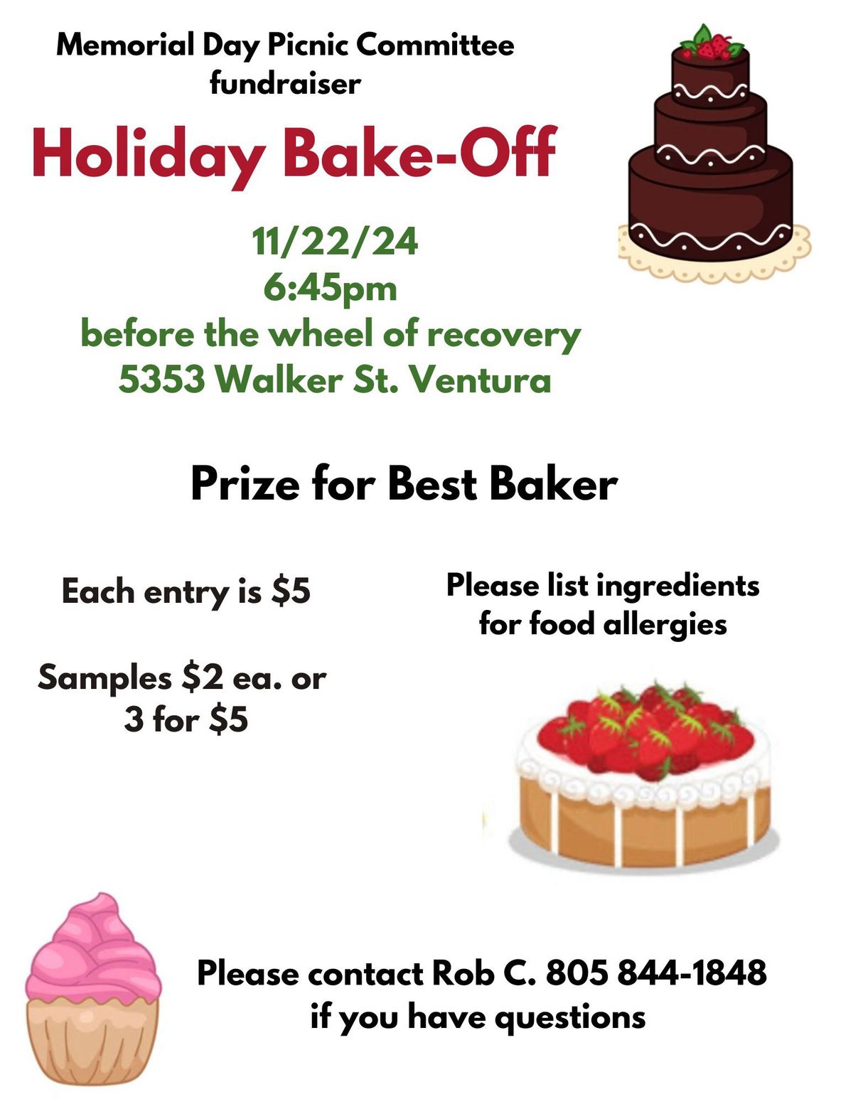 MDP HOLIDAY BAKE-OFF