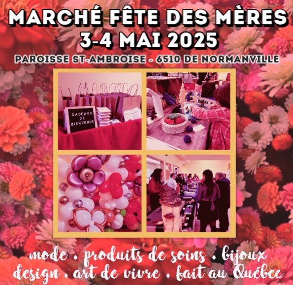 March\u00e9 pour la F\u00eate des m\u00e8res 2025 #MAMTL