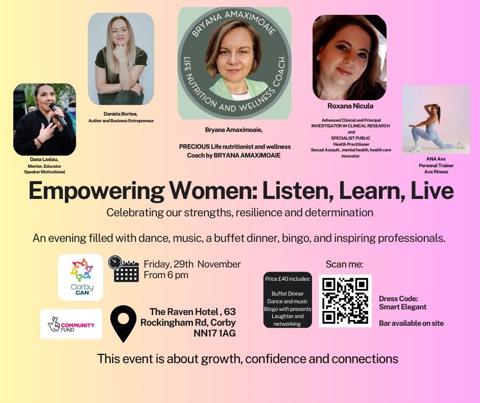 Empowering women: Listen, Learn, Live 