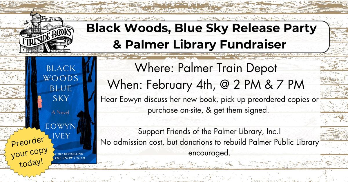 Black Woods, Blue Sky Release Party & Library Fundraiser