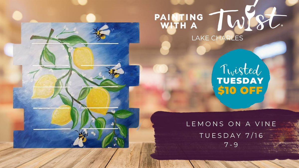 Lemons on a Vine- Twisted Tuesdays $10 off!