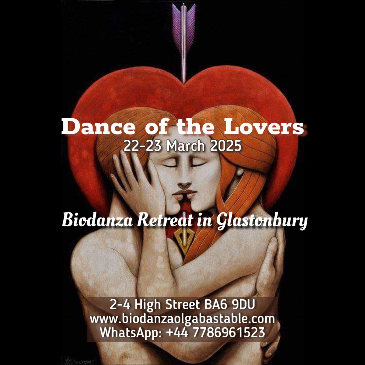 Dance of the Lovers. Biodanza Retreat in Glastonbury