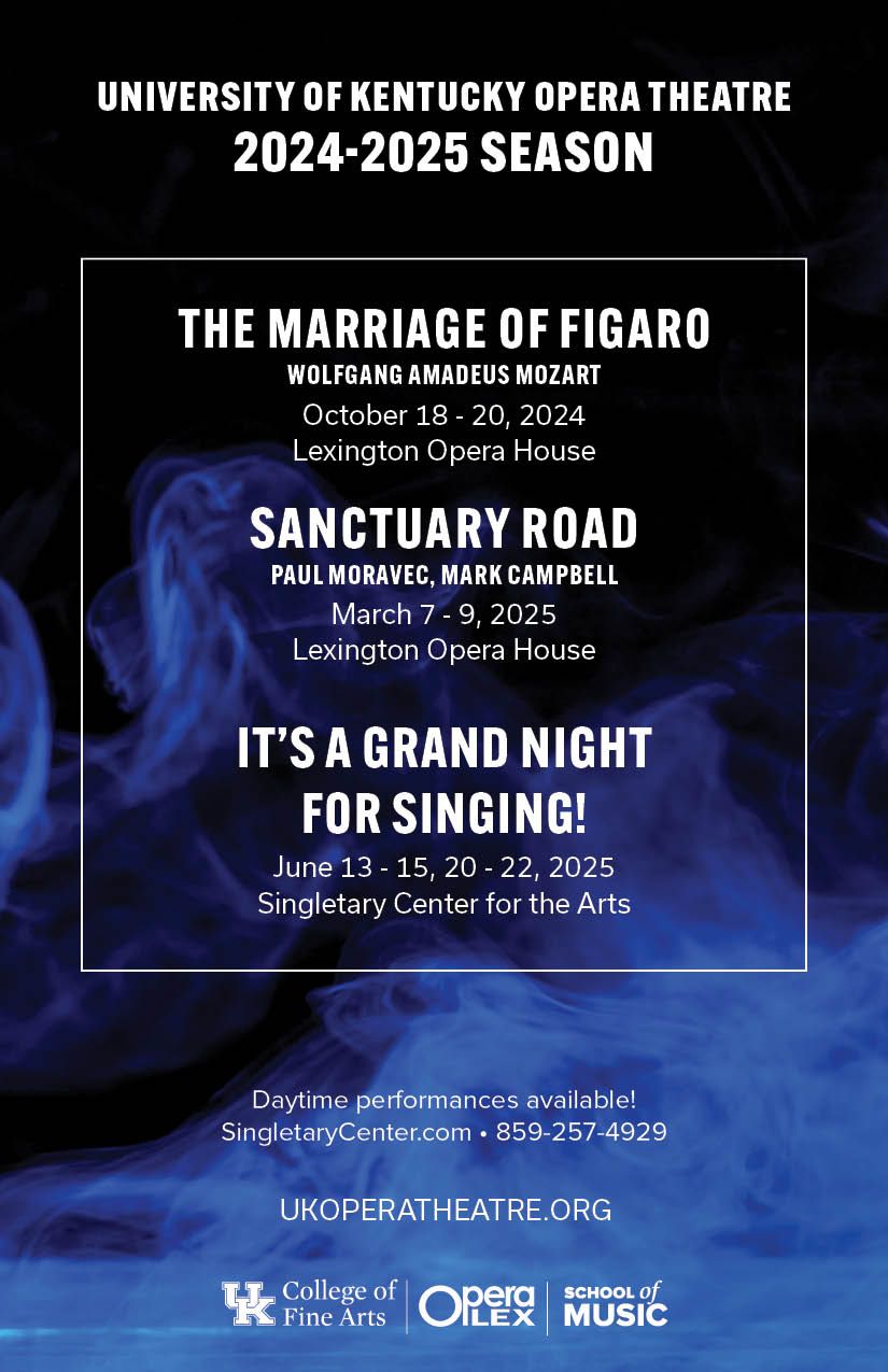 UK Opera Sanctuary Road, Lexington Opera House, 25 September to 8 March