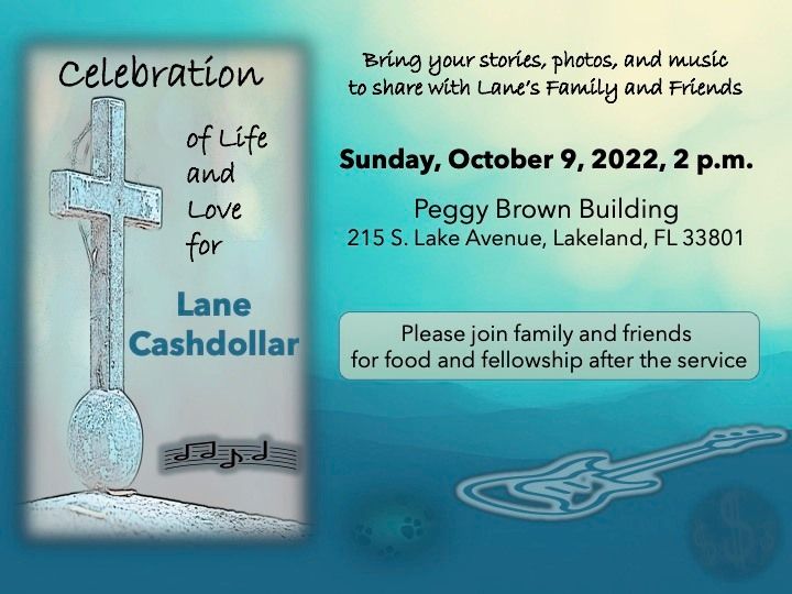 Lane Cashdollar's Celebration of Life