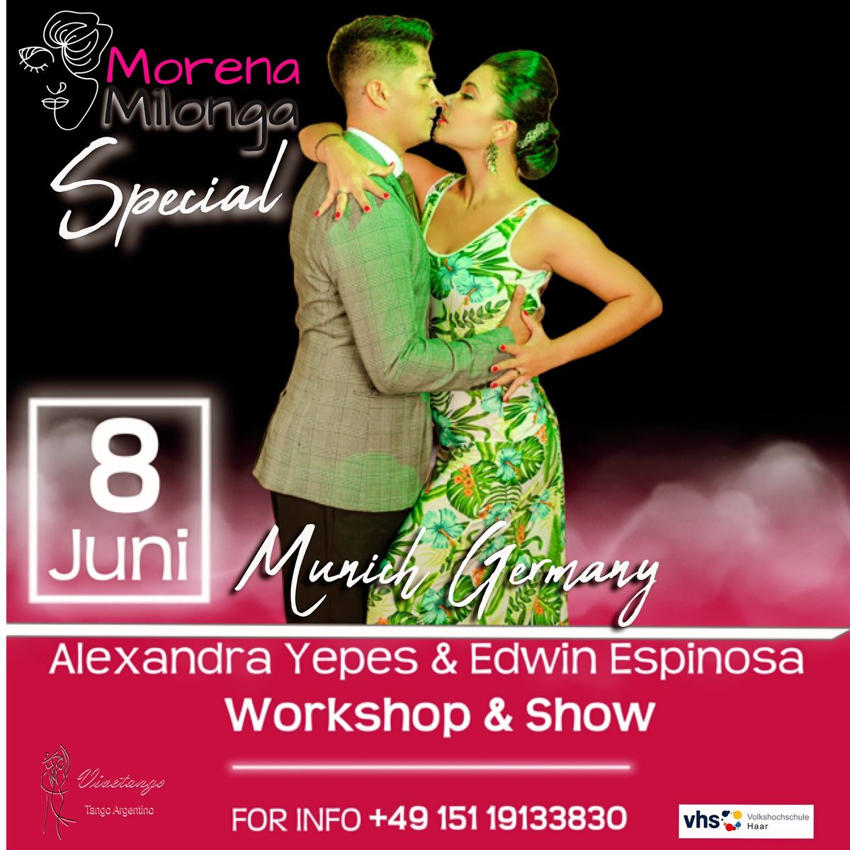 Morena Milonga Special mit Alexandra Yepes & Edwin Espinosa