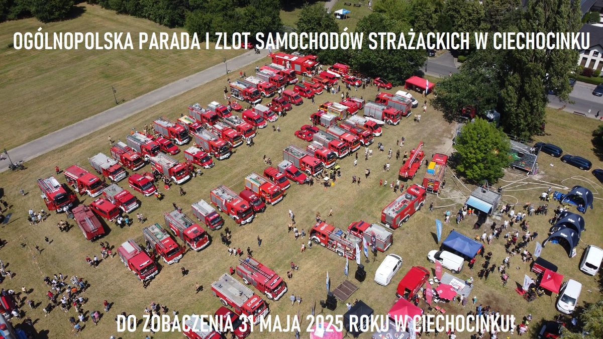 10. Jubileuszowa Og\u00f3lnopolska Parada i Zlot Samochod\u00f3w Stra\u017cackich w Ciechocinku