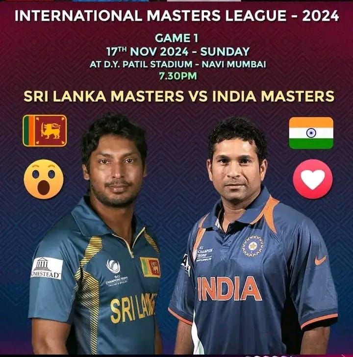 Sri Lanka Legend vs India Legend