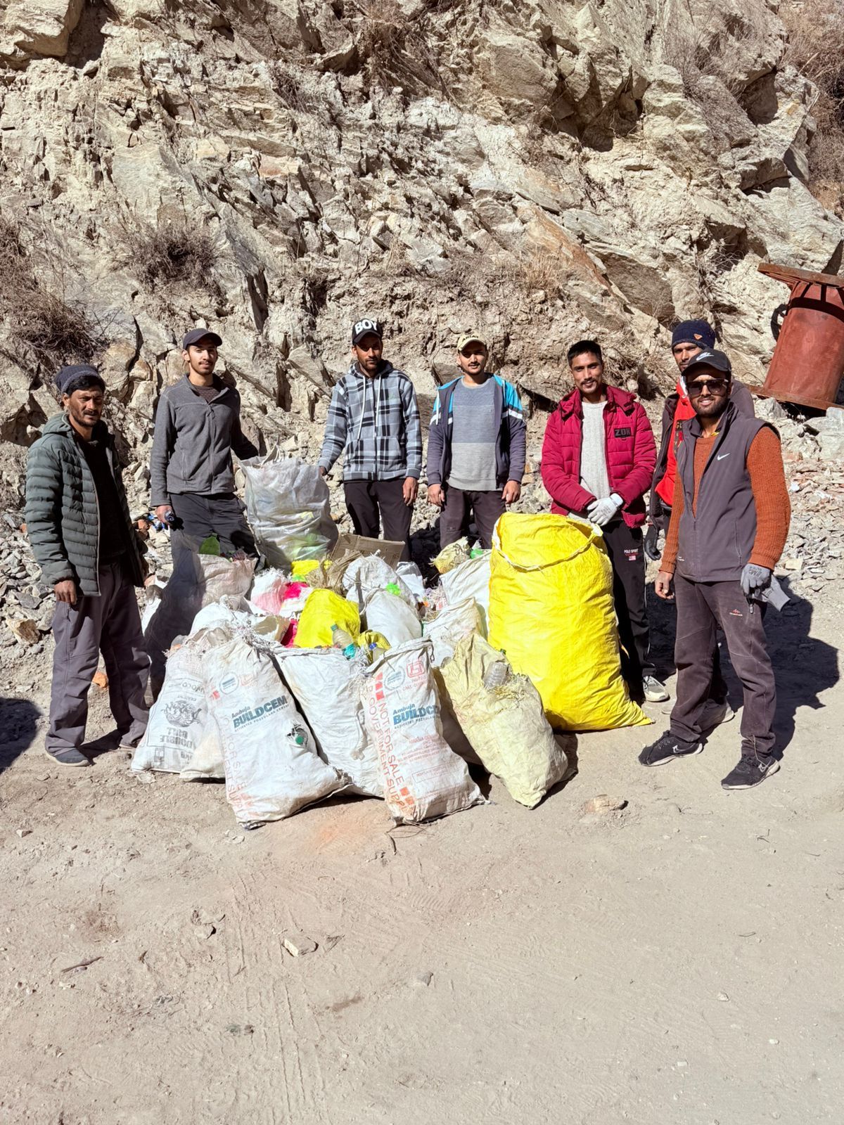 Cleanliness Drive at Yulla Khas Temple