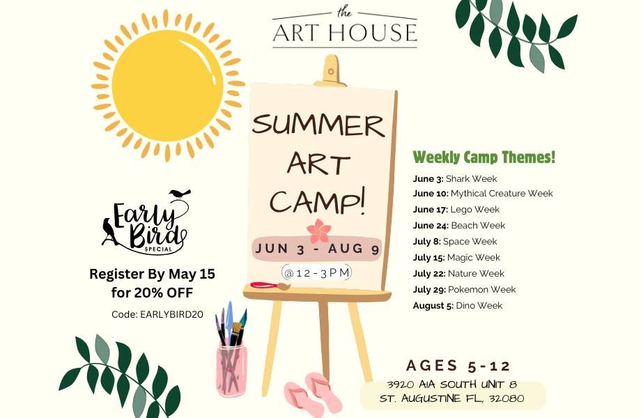 Kid's Weekly Summer Art Camps!