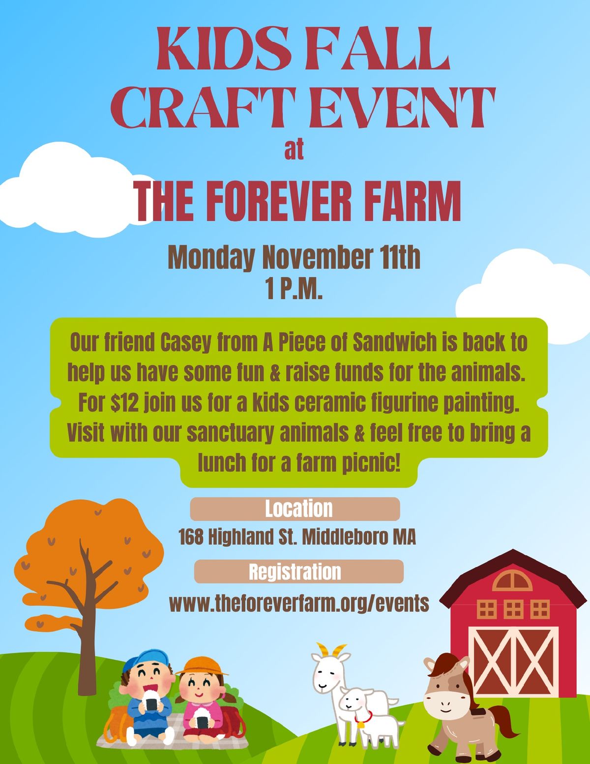 Kids Crafternoon at The Forever Farm