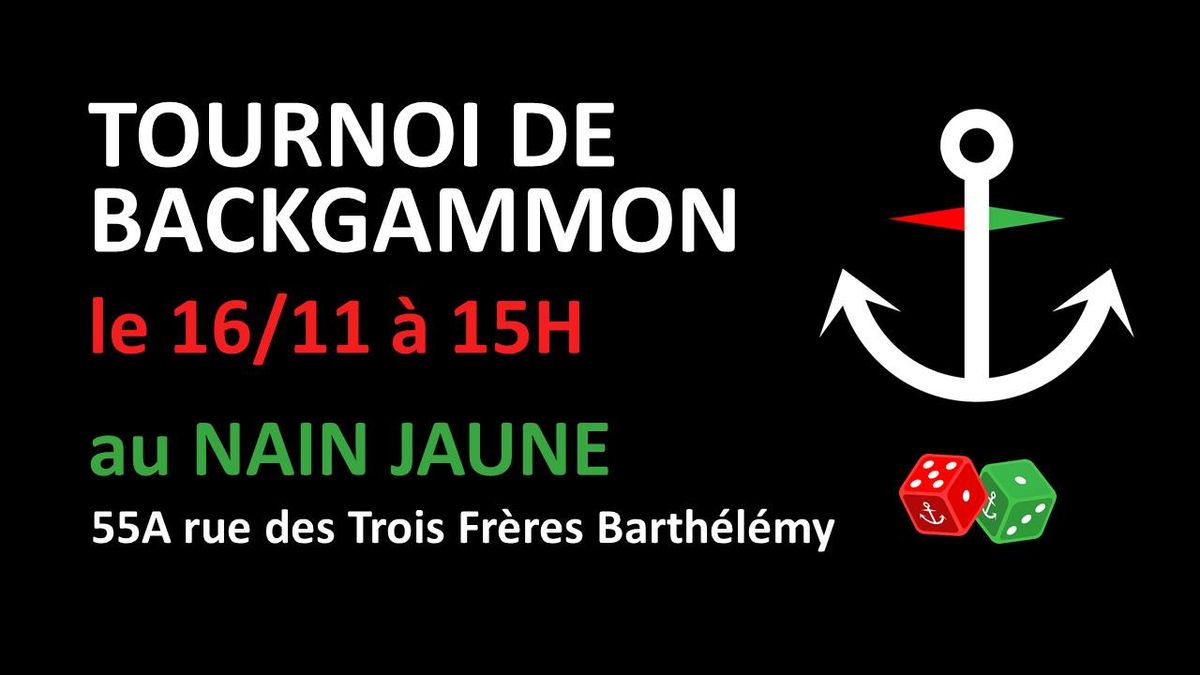 Tournoi de novembre !