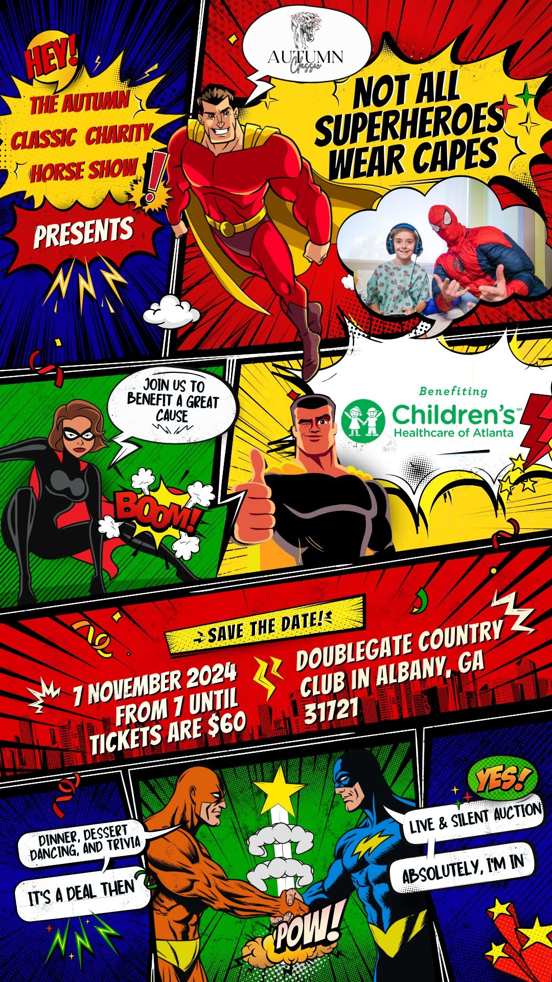 Not All Super Heroes Wear Capes \u2014 Benefitting Children\u2019s Healthcare of Atlanta