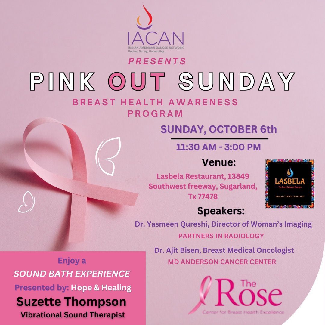 Join Us On Our 2nd Annual Pink Out Sunday Brunch!