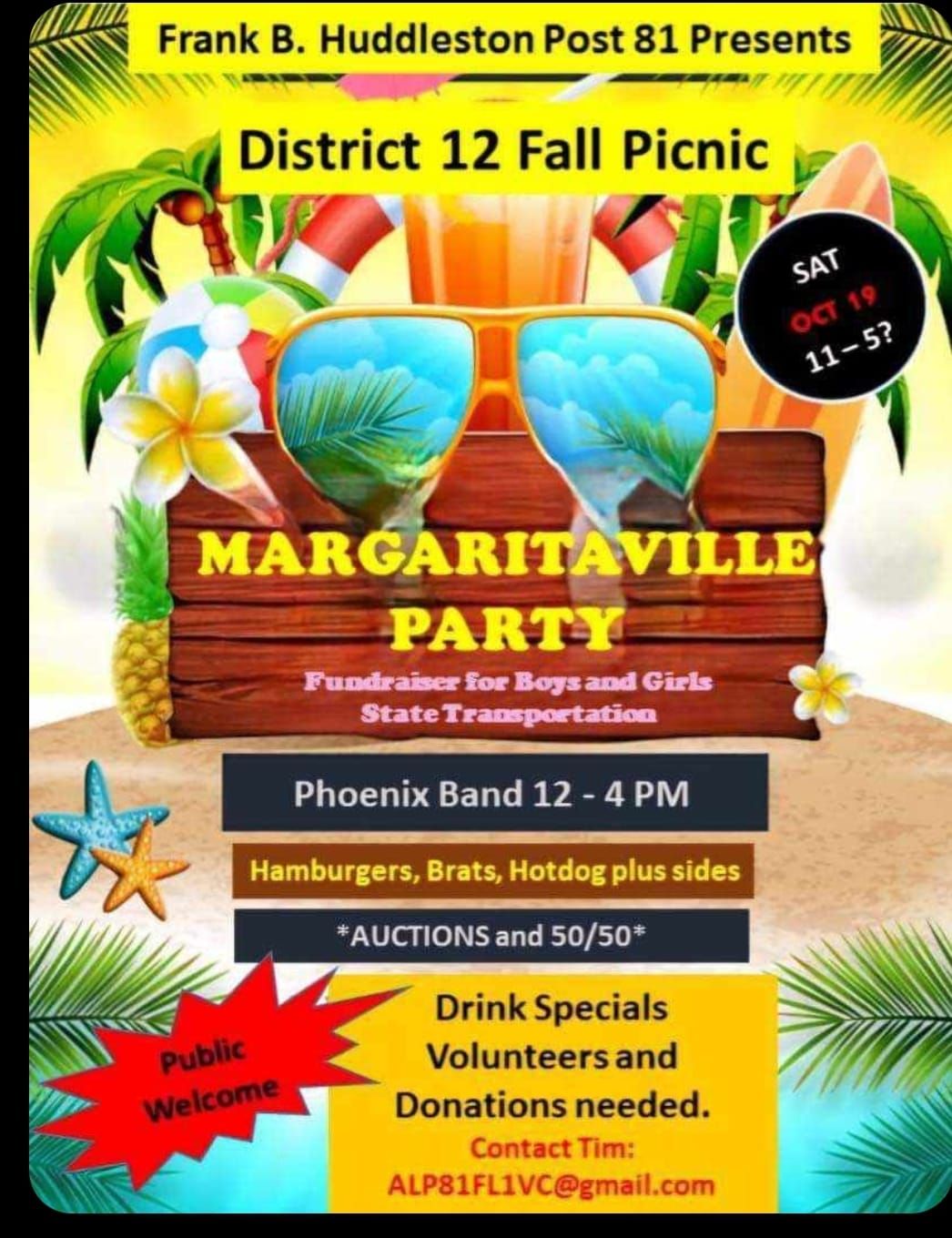 District Picnic w Phoenix EVERYONE INVITED! 