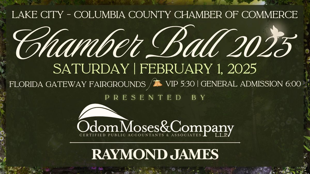 Chamber Ball 2025 - Presented by Odom, Moses & Company 