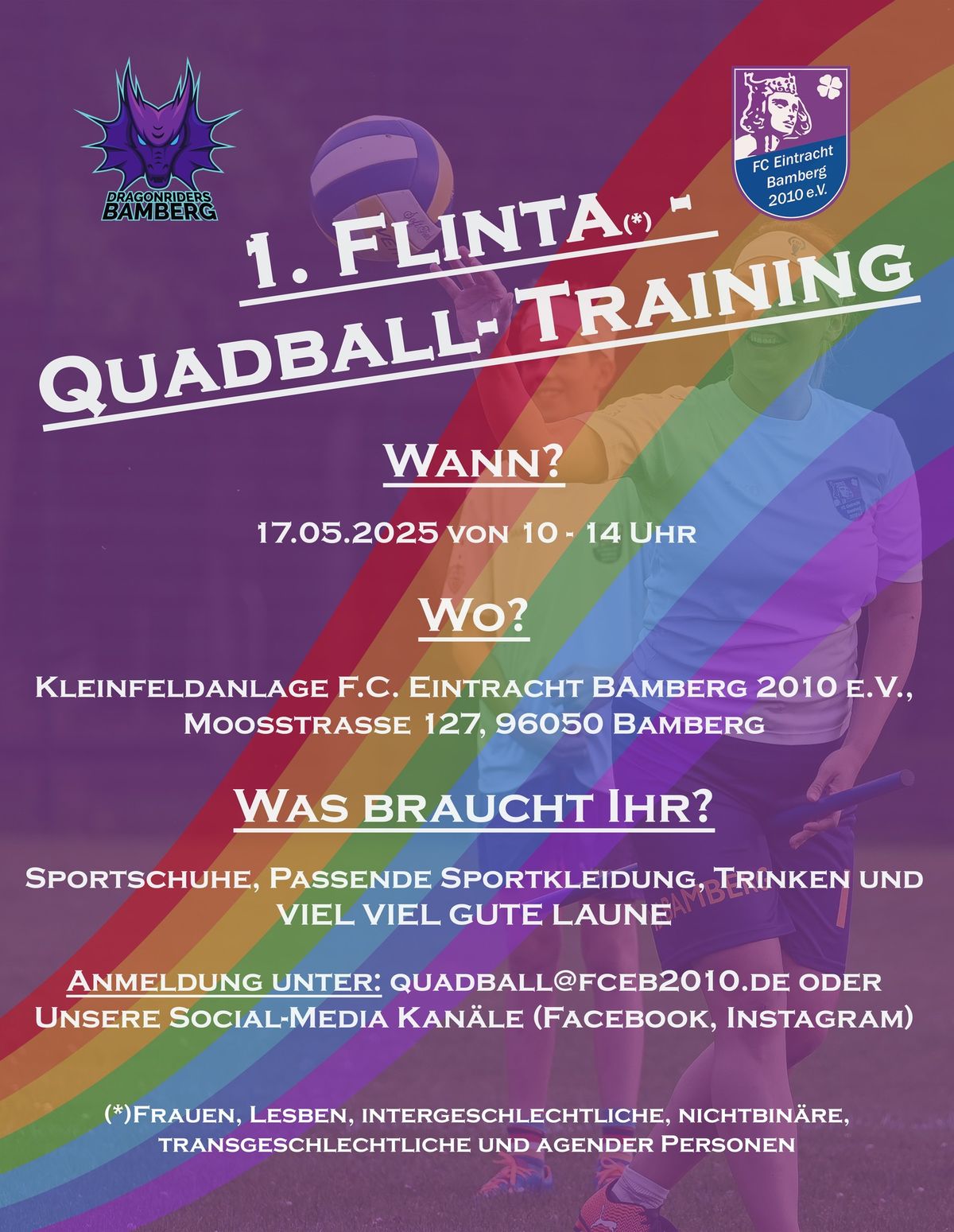 1. FLINTA-Quadballtraining