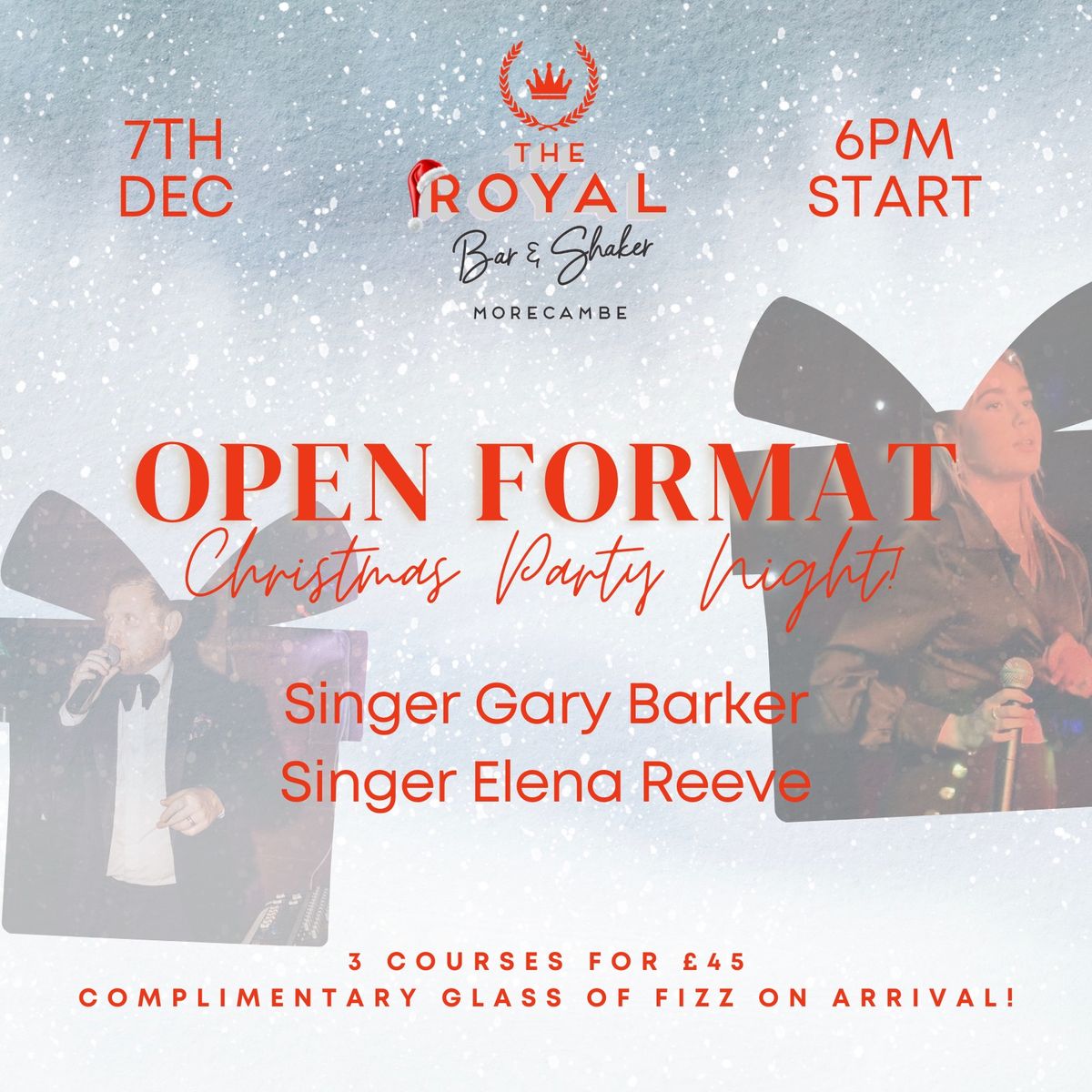 Open Format Christmas Party Night at The Royal Bar & Shaker \ud83c\udf84\ud83c\udfb6