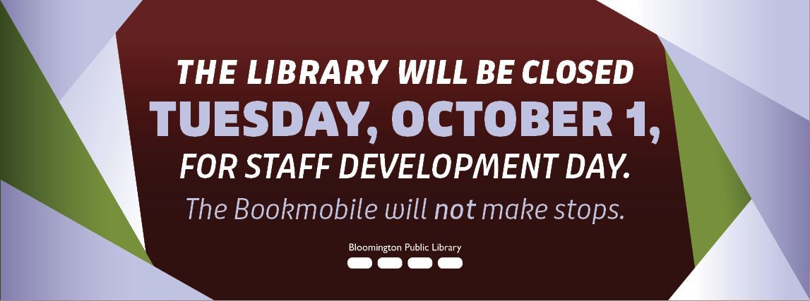 Library Closed for Staff Development