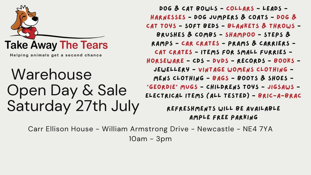 Warehouse Open Day & Sale