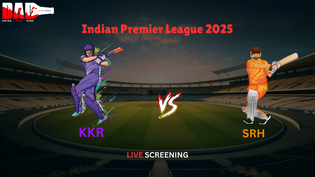 Screening of Kolkata Knight Riders vs Sunrisers Hyderabad