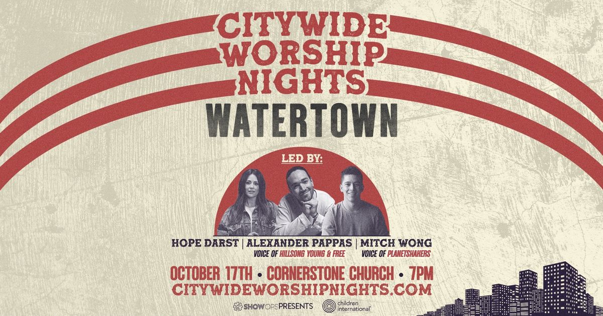 CITYWIDE WORSHIP NIGHTS: Watertown | South Dakota