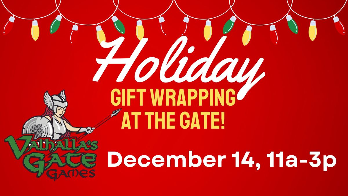 Gift Wrapping Fundraiser - BSA Troop 4475 - December 14th