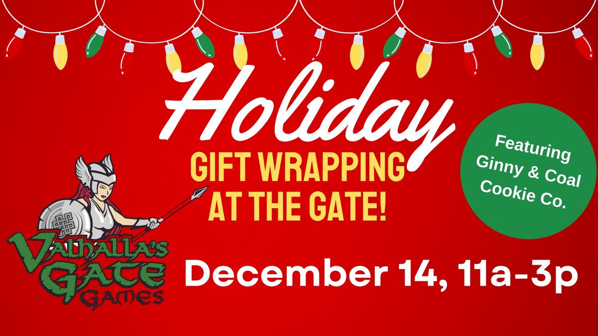 Gift Wrapping Fundraiser - BSA Troop 4475 featuring Ginny & Coal Cookie Co. - December 14th