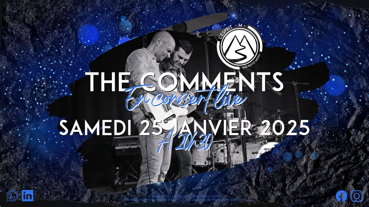 Concert live : The Comments \u00e0 20h30