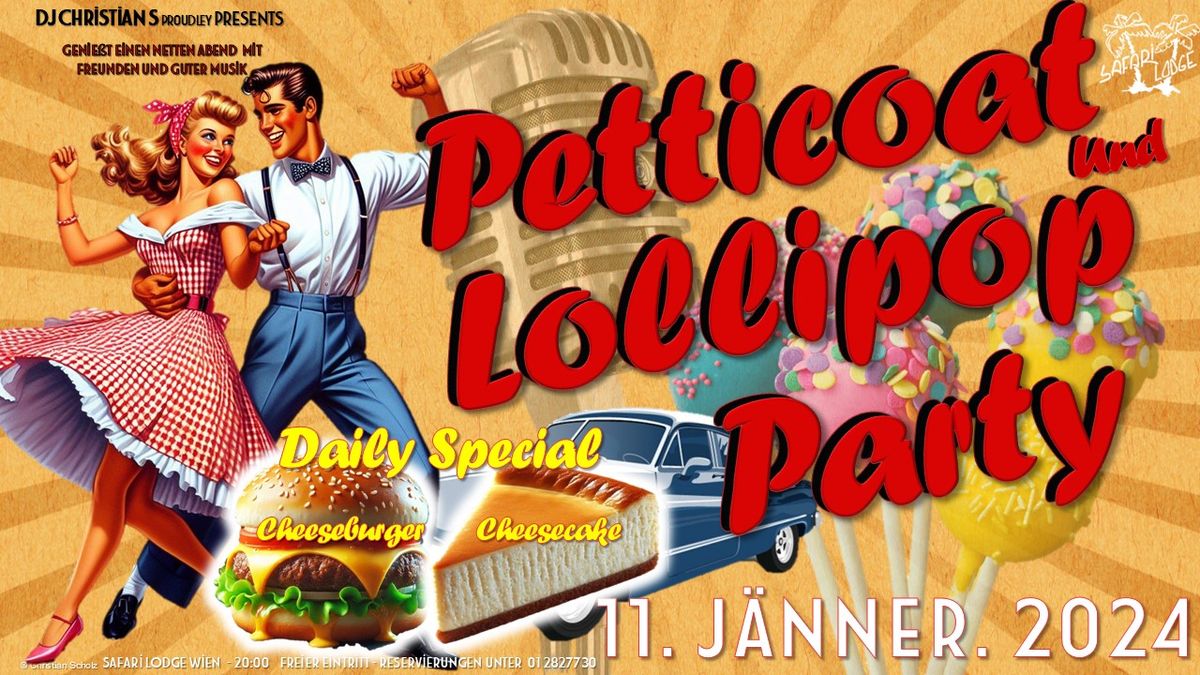 Petticoat & Lollipop Party