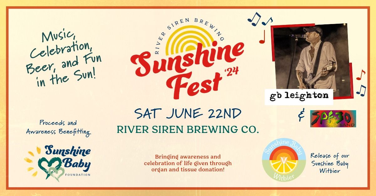Sunshine Fest at River Siren Brewing Co.