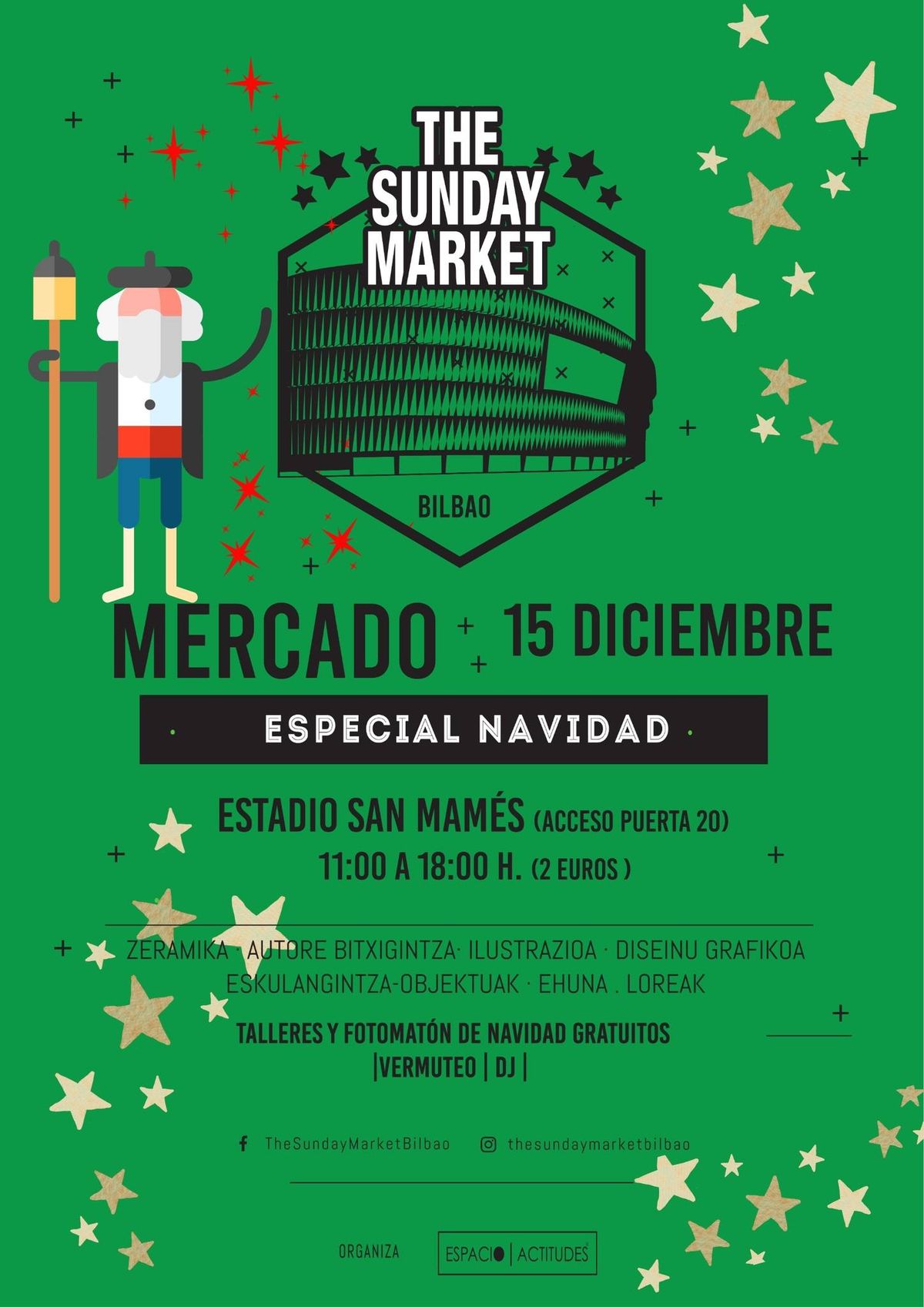 THE SUNDAY MARKET NAVIDAD ESTADIO SAN MAM\u00c9S 