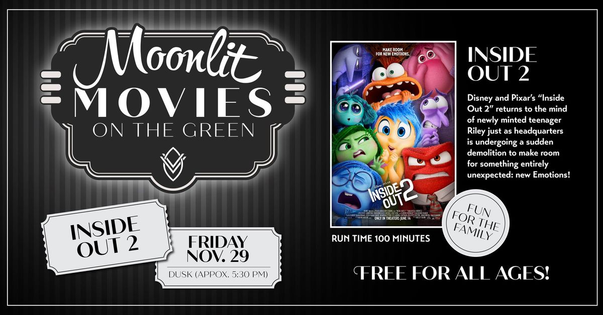 Moonlit Movies on The Green - Inside Out 2