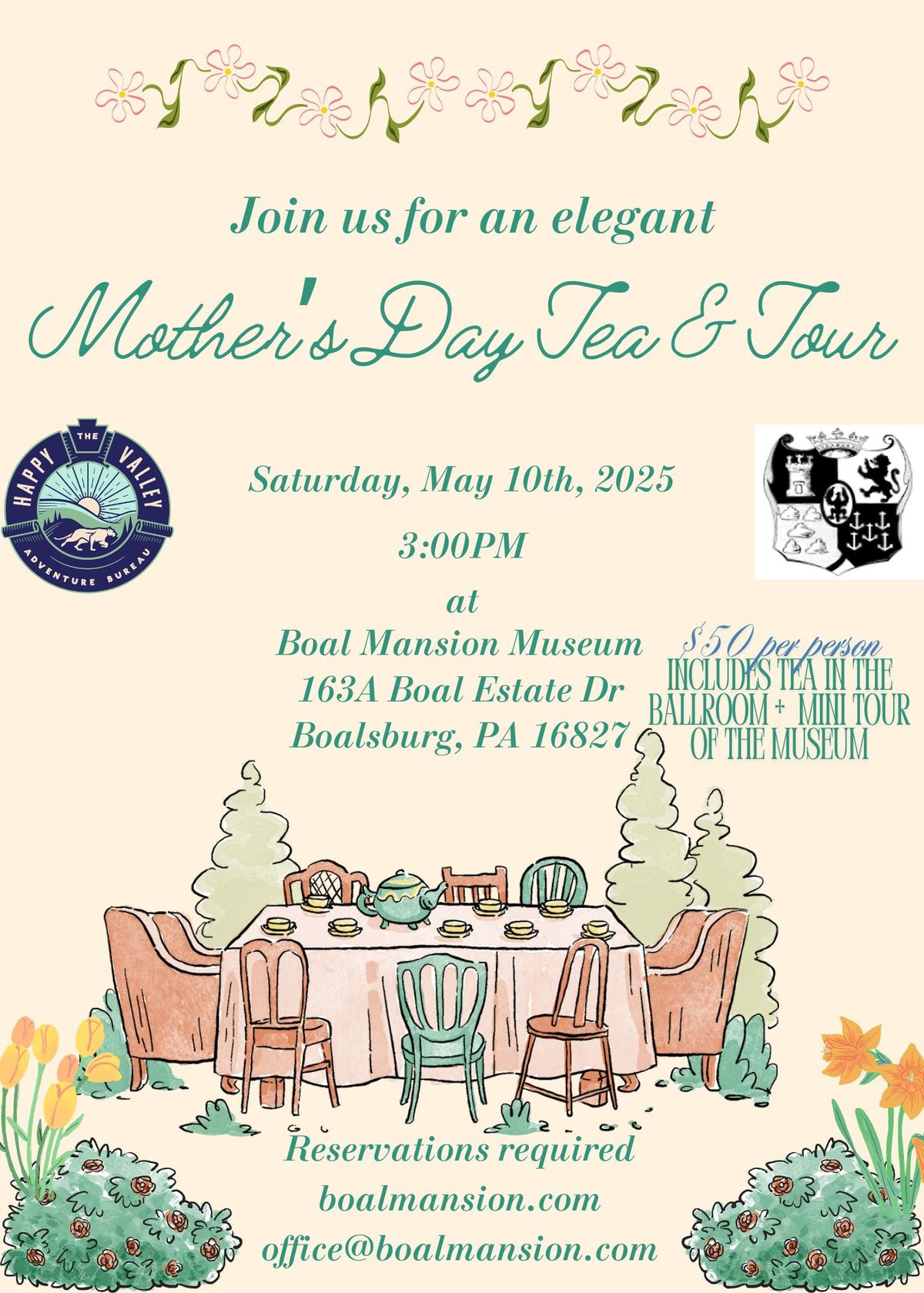 Mother's Day Tea & Tour