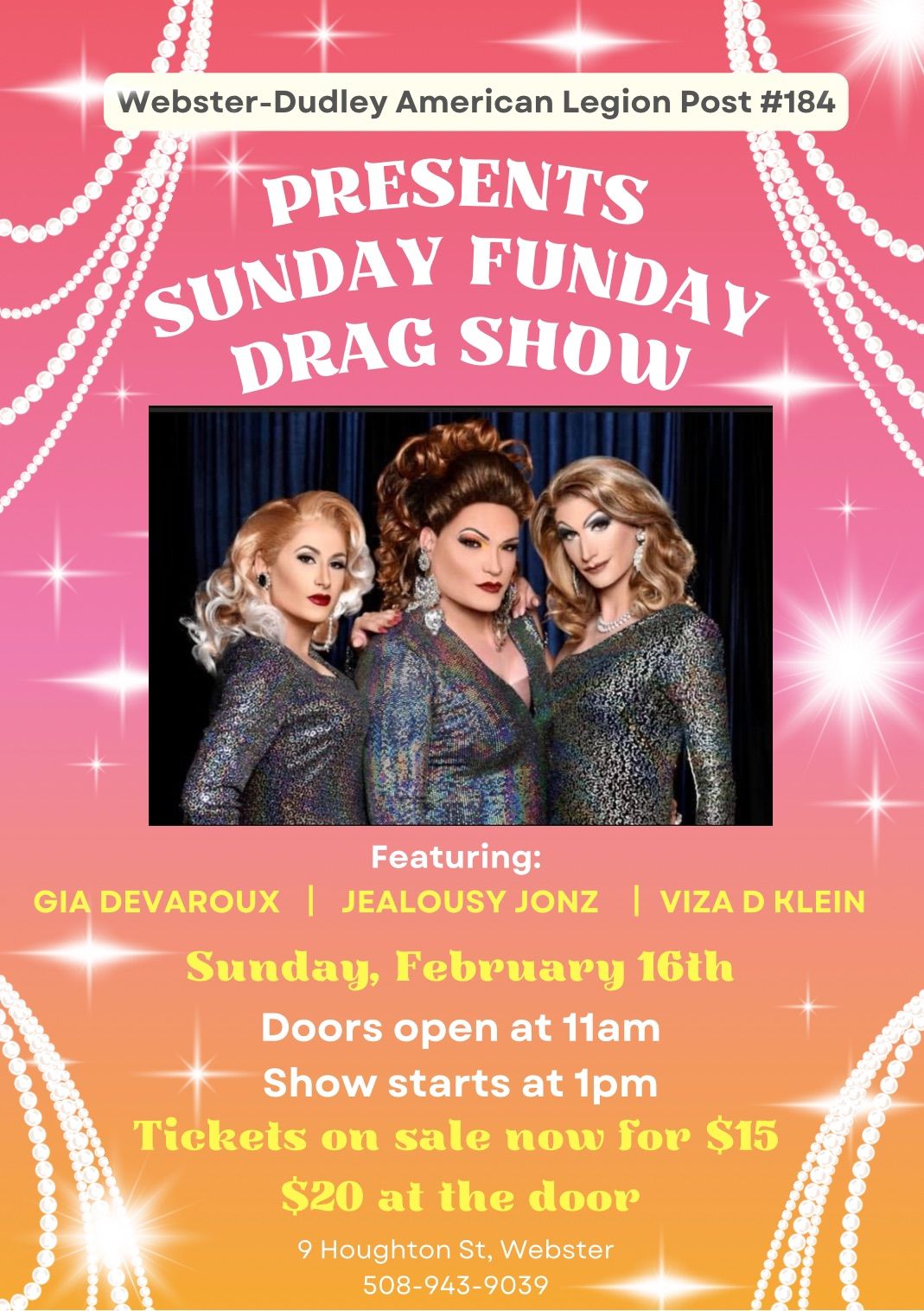 Sunday Funday Drag Show! 