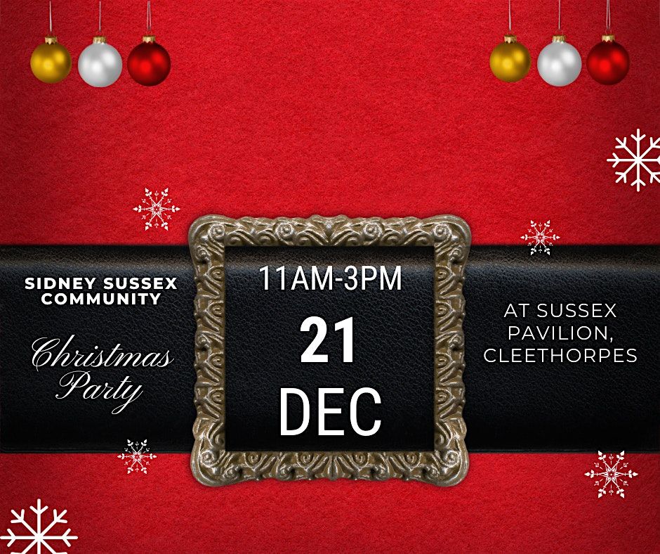 Sidney Sussex Community Christmas Party