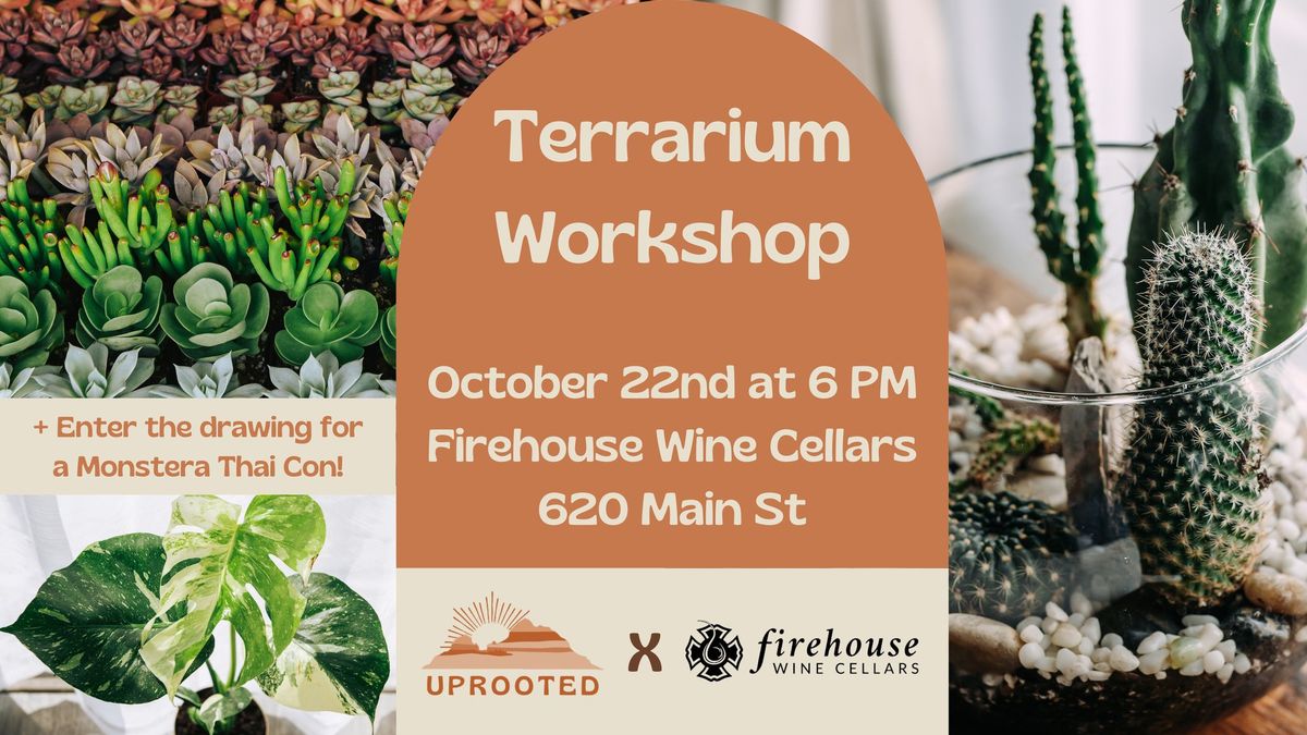 Terrarium Workshop at Firehouse Wine Cellars