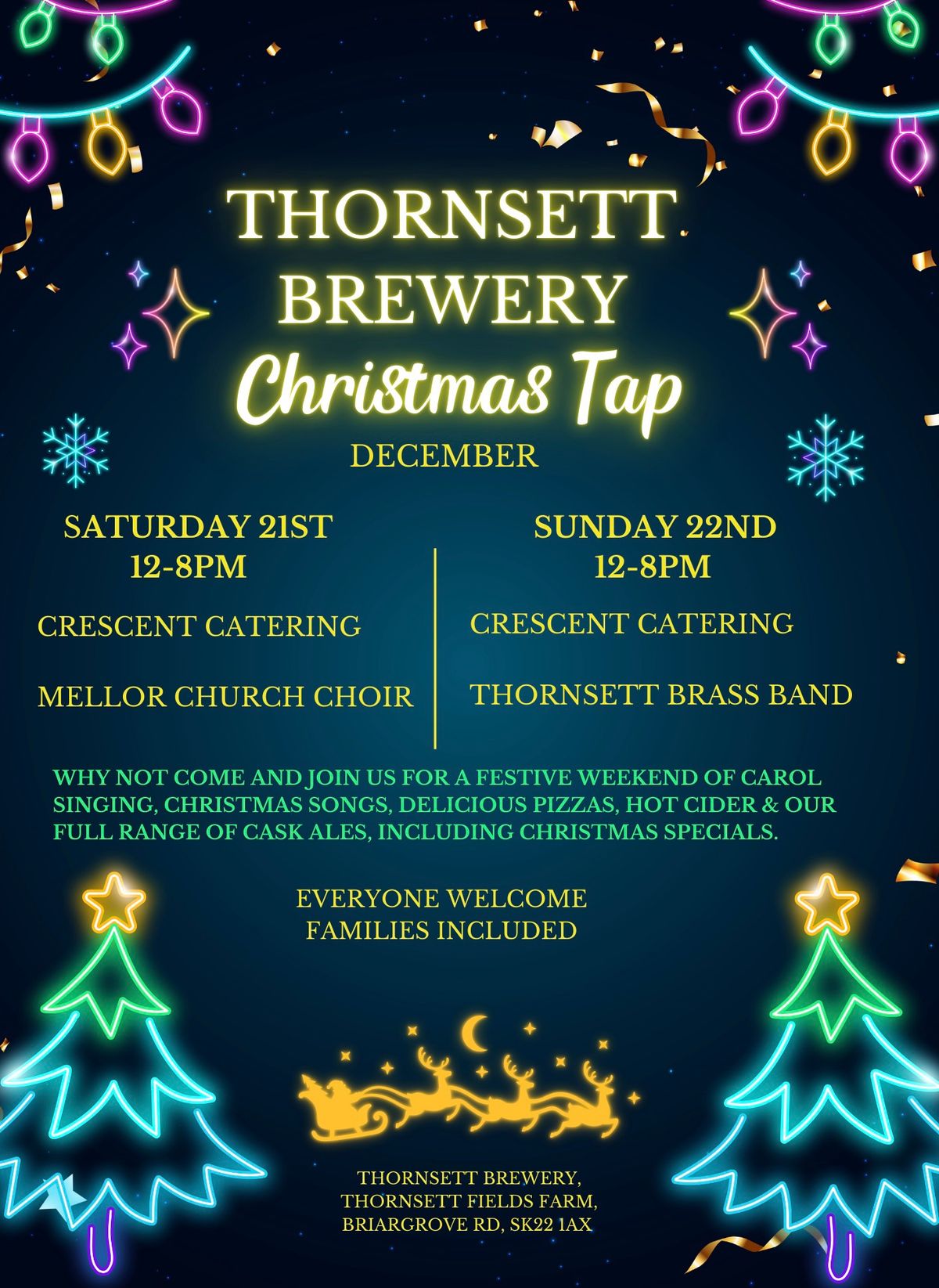 Thornsett Brewery Christmas Tap