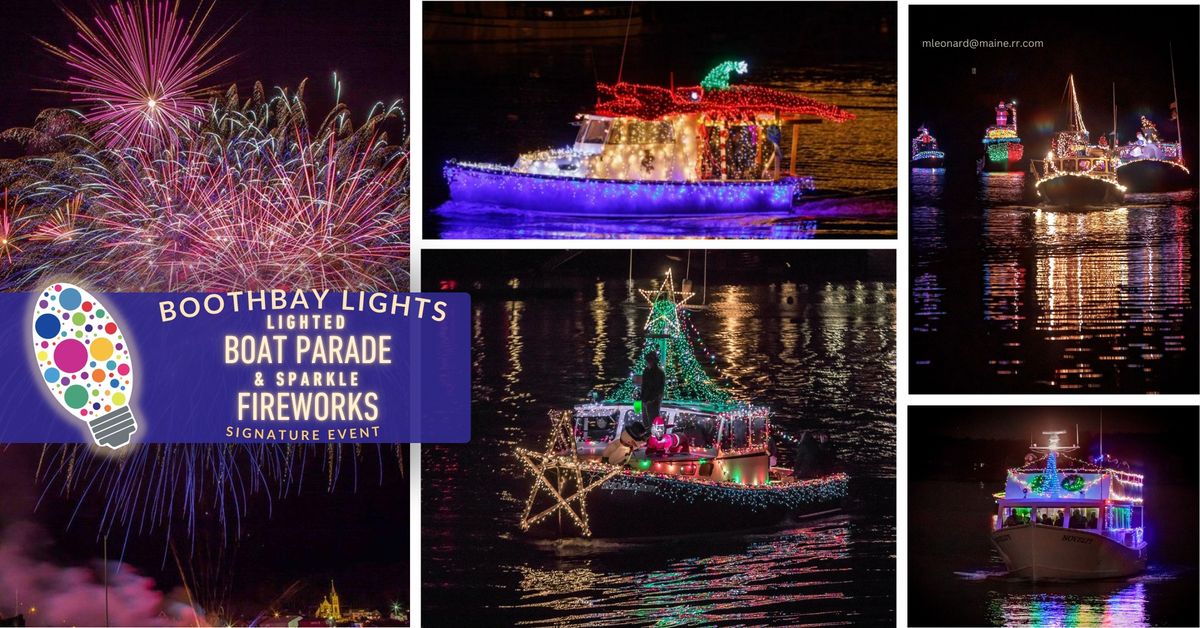 Lighted Boat Parade & Sparkle Fireworks 