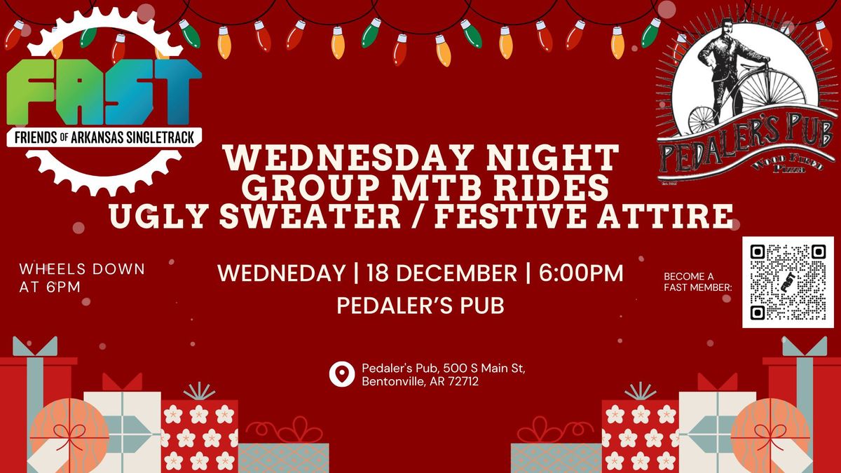 FAST Ugly Sweater \/ Festive Attire MTB Ride (Pedaler's Pub) 