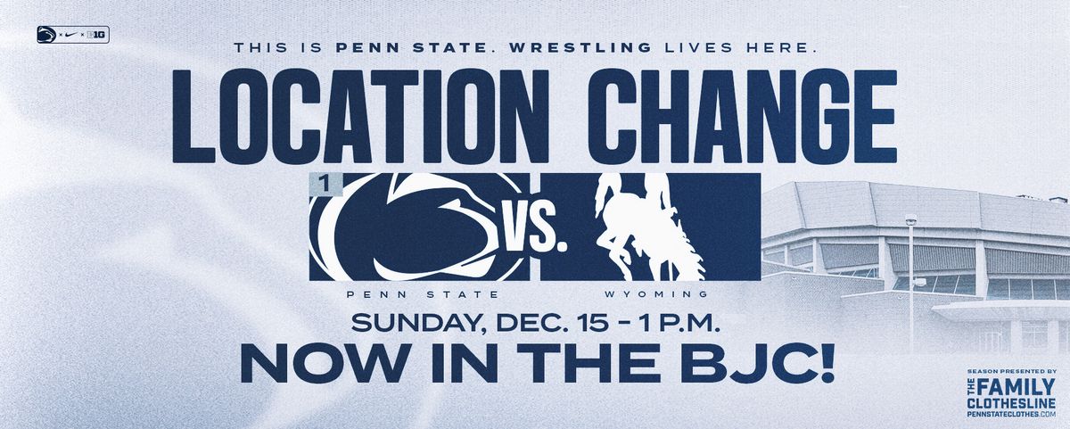 Parking Penn State Nittany Lions at Wyoming Cowboys Wrestling