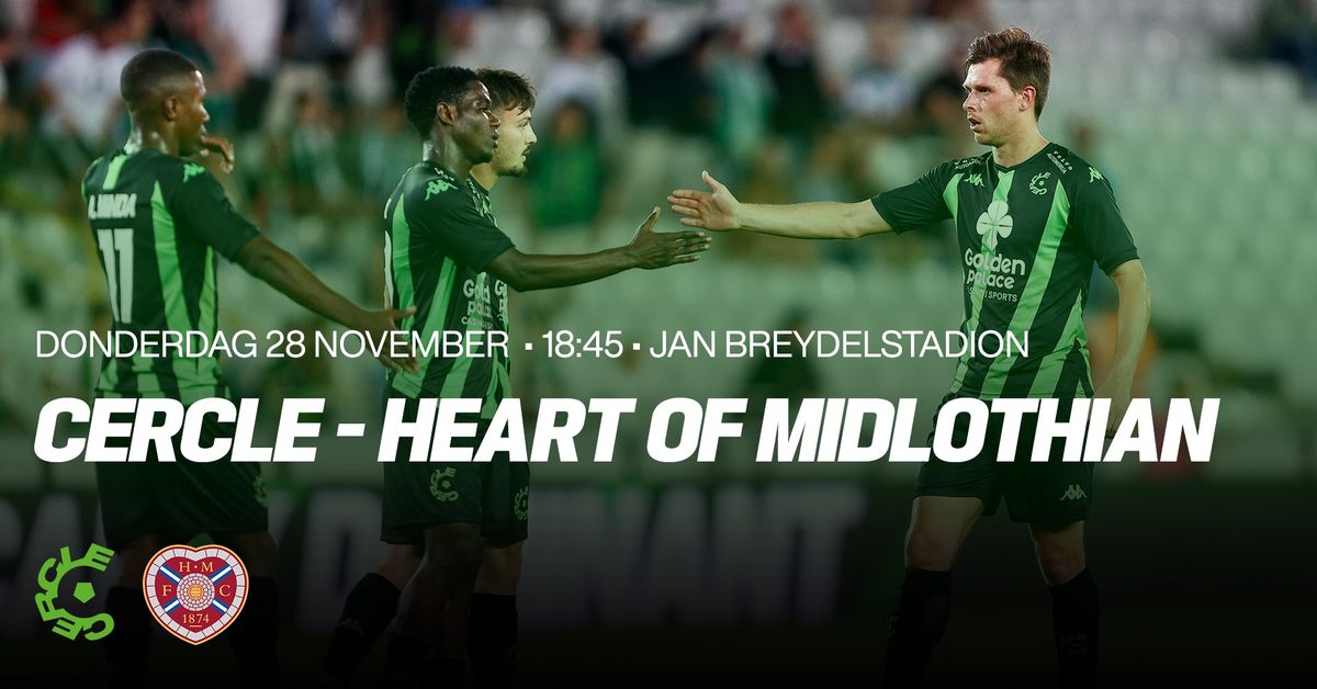 UECL: Cercle Brugge-Heart of Midlothian FC