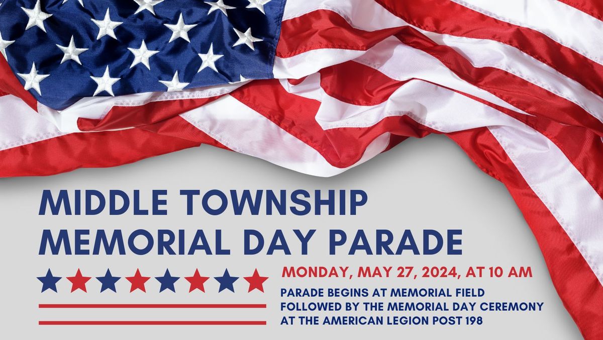 Middle Township Memorial Day Parade