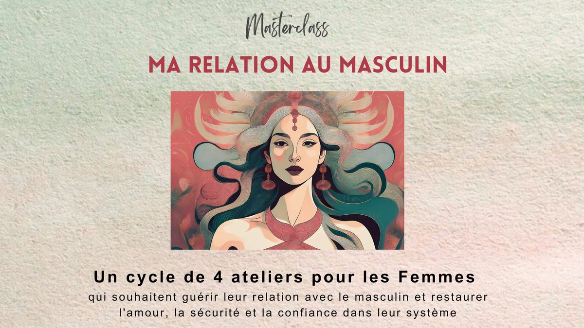 Ma relation au Masculin ( Masterclass en pr\u00e9sentiel sur 4 ateliers )