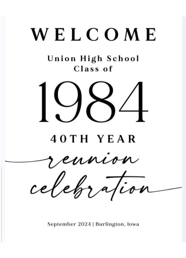 Union High School Graduating Class of 1984 Social