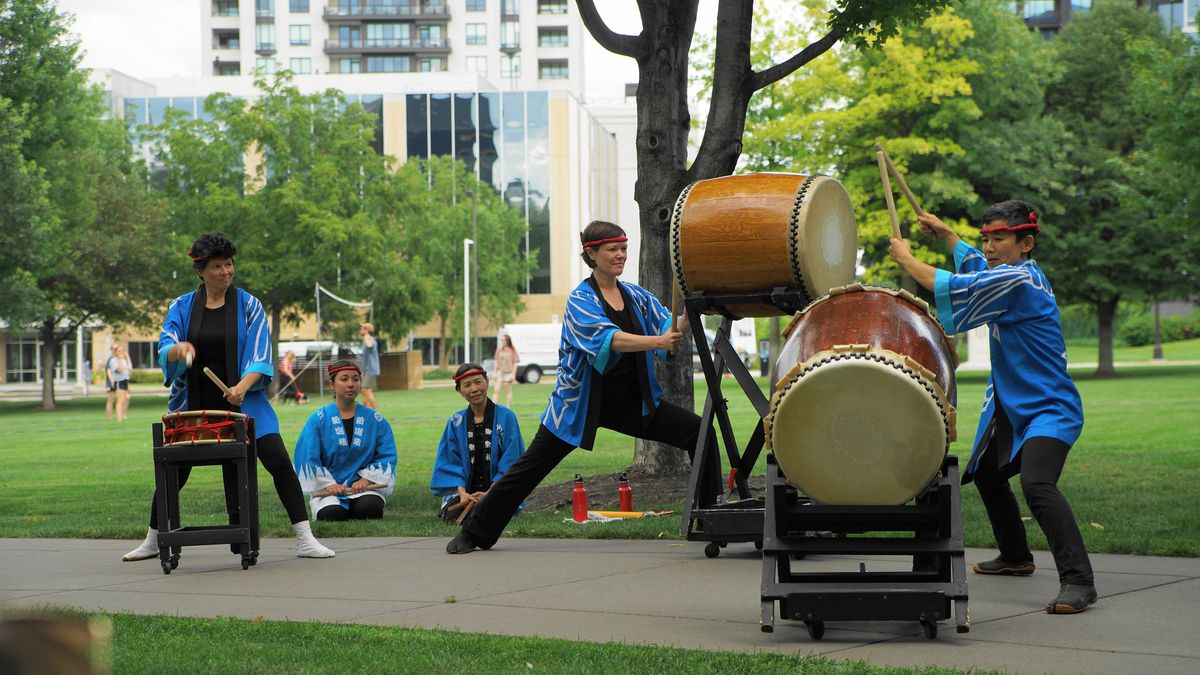 National Night Out featuring the Taiko drummers