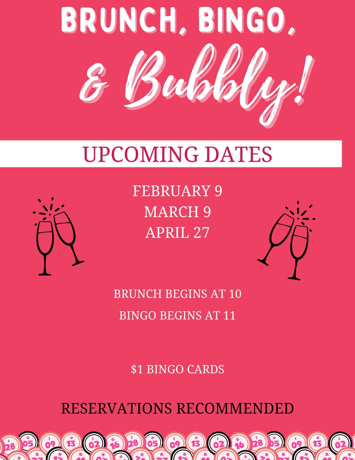 Brunch, Bingo & Bubbly!