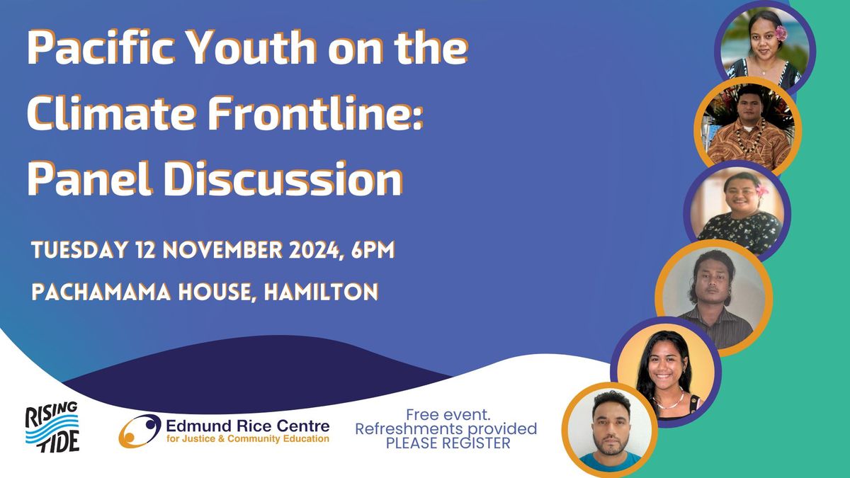 Pacific Youth on the Climate Frontlines: Panel Discussion 