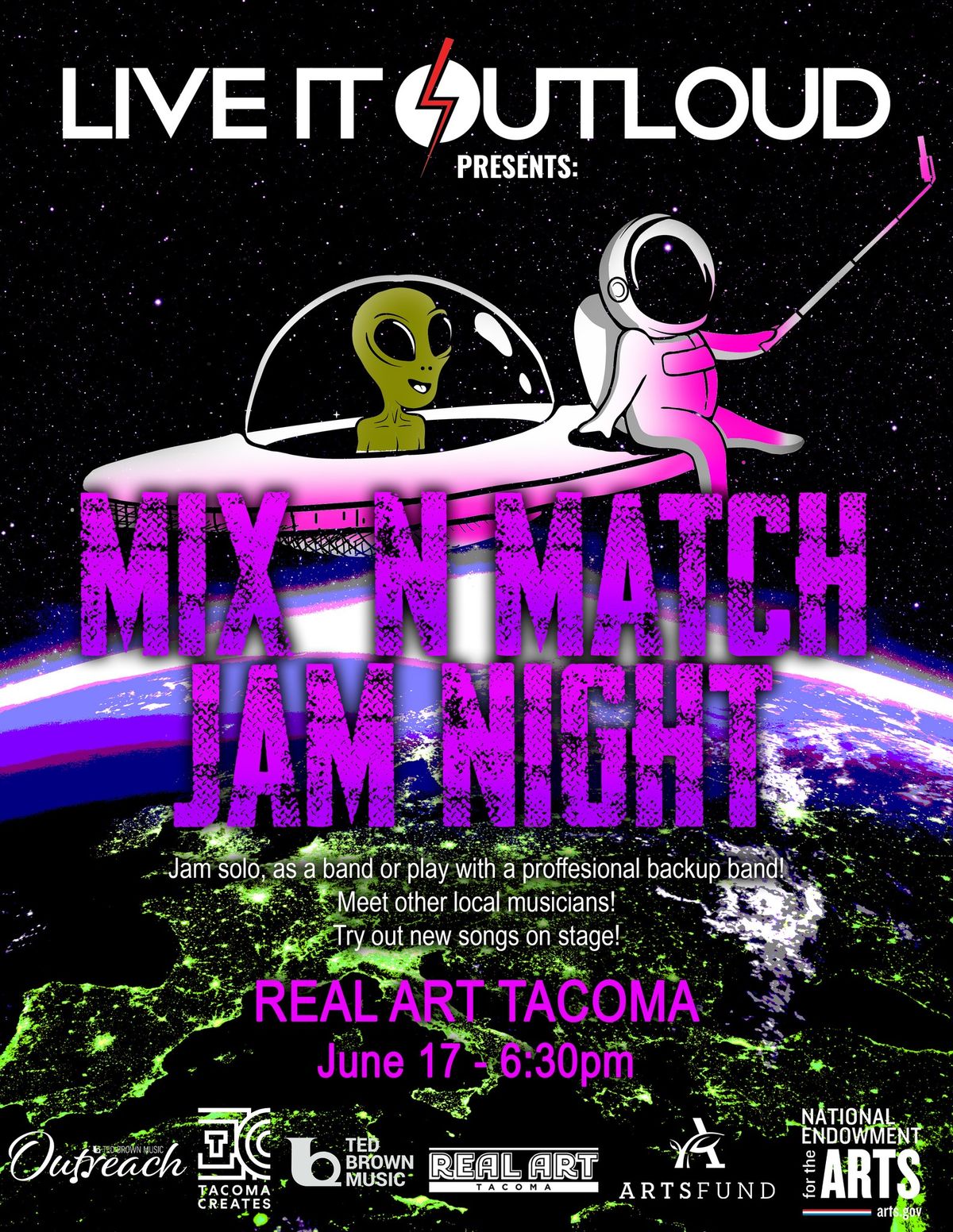 Live It Out Loud Presents: Mix N Match Jam Night